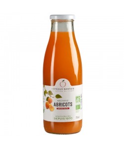 Nectar d'abricots Bio - 75 cL des Coteaux nantais, issus de fruits 100 % bio d'abricots