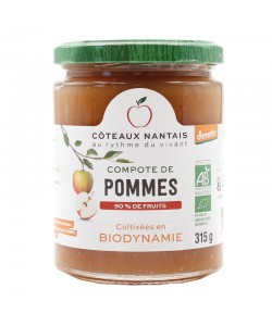 Compote de pommes Bio Demeter - 315 g