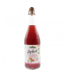 Apibul pommes framboises Bio Demeter - 75 cL des Côteaux nantais, pétillant savoureux à la bulle légère et rafraichissante
