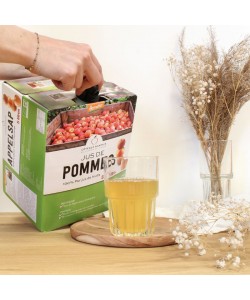 Jus de pommes Bio Demeter - 5L des Côteaux Nantais, issus de fruits 100 % Bio de pommes