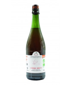 Cidre brut Bio Demeter - 75 cL, des côteaux nantais, idéal pour accompagner différents évenements.