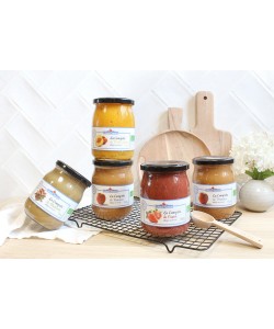 Coffret de 6 Compotes Allégées Bio - 6x540 g