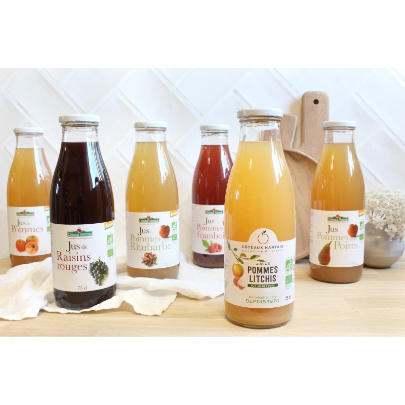 Coffret de 6 Jus Bio - 6x75 cl Coffret de 6 Jus Bio - 6x75 cl