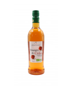 Vinaigre de cidre PET Bio - 75 cL des côteaux nantais, réalisé à base de pressage de pommes entières