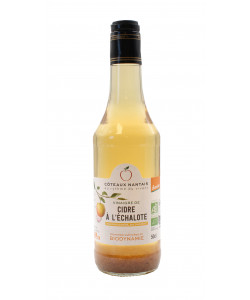 Vinaigre de cidre échalotes Bio Demeter - 50 cL desCôteaux nantais, vinaigre de cidre à l'échalotes