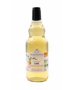 Vinaigre de cidre Bio Demeter - 75 cL des Côteaux nantais, pressage de pommes entières