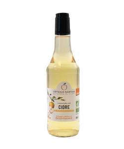 Vinaigre de cidre Bio Demeter - 50 cL des Côteaux Nantais du pressage de pommes entières