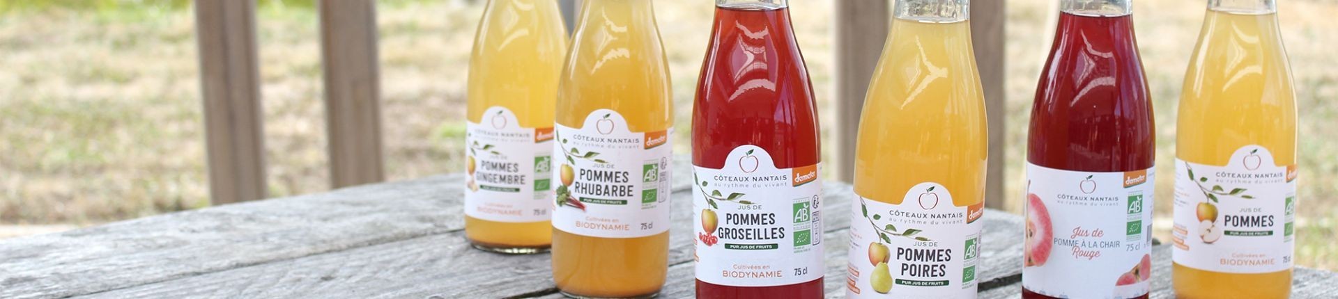 Jus de fruits et Nectars Bio - Côteaux Nantais