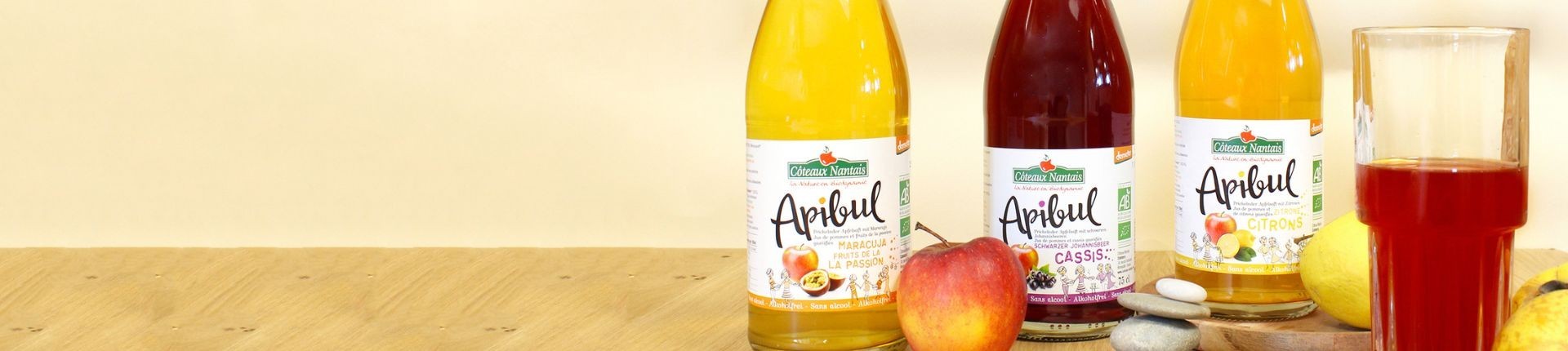 Jus Pétillants de pomme BIO - Côteaux Nantais